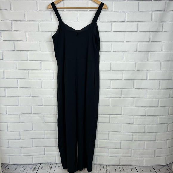 Everlane The Japanese GoWeave Slip Jumpsuit Black size 8 - Picture 7 of 9